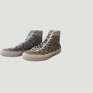 Gucci GG High Top Sneakers Boots | Monogram Canvas